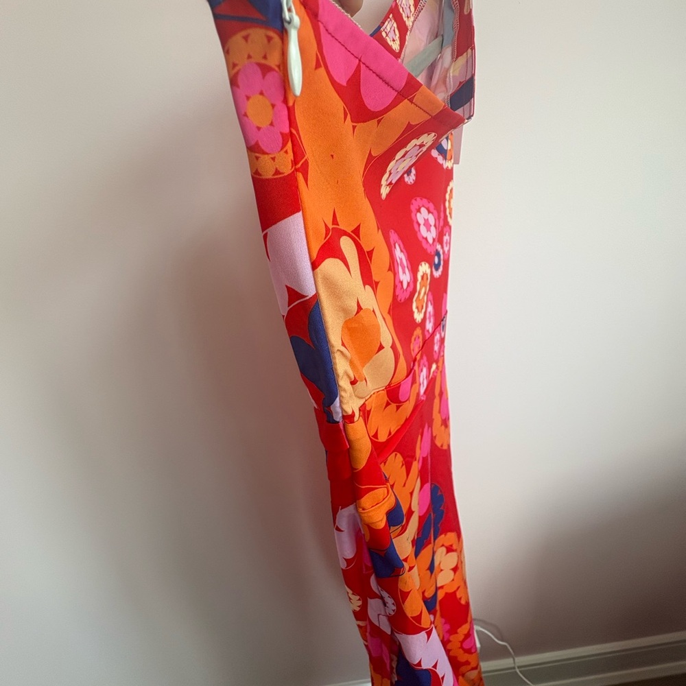 Floral One-Shoulder Midi Dress - NWT - Picture 4 of 4